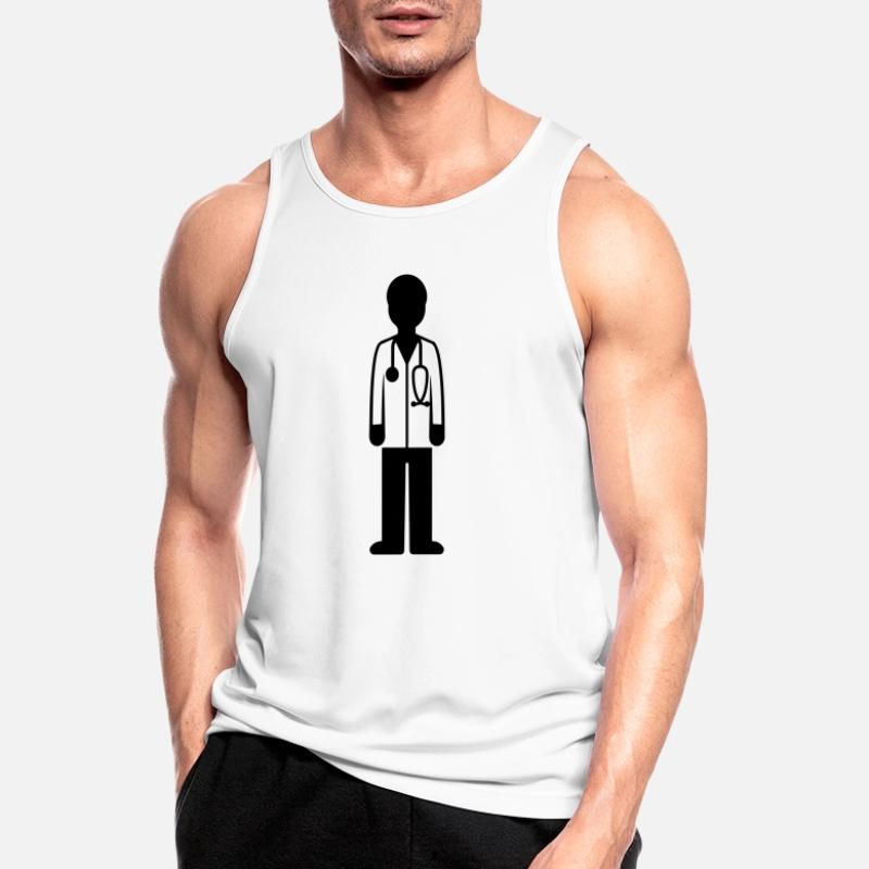 Doktor Arzt Männer Tank Top atmungsaktiv