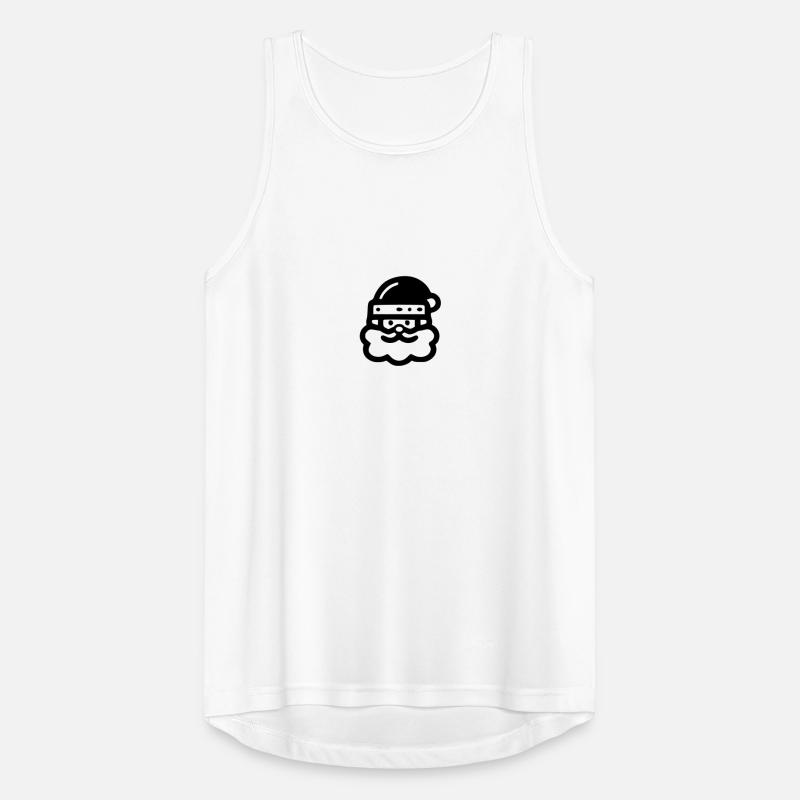 Weihnachtsmann Icon Männer Tank Top atmungsaktiv