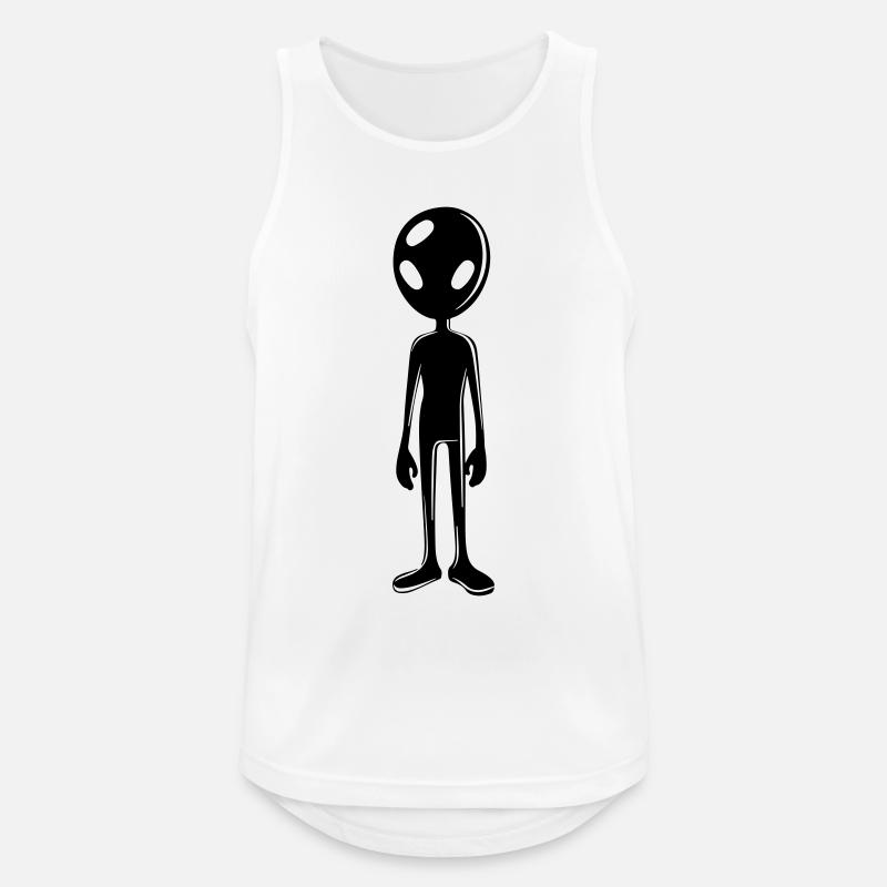 Alien Außerirdischer - Men's Breathable Tank Top - white
