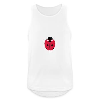 Ladybug - Men's Breathable Tank Top - white - Front - Nick (188cm)