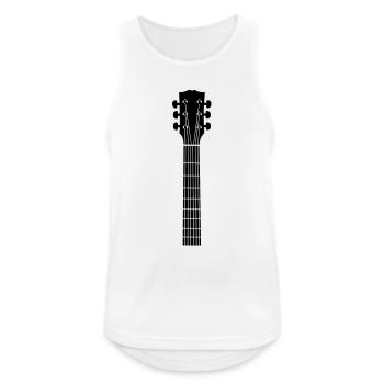 guitar head - Débardeur respirant Homme - blanc - Devant - Nick (188cm)
