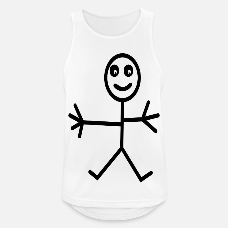 comic - Men's Breathable Tank Top - white