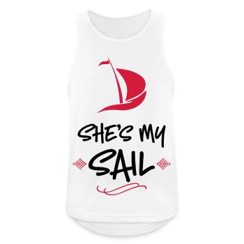 wedding - Men's Breathable Tank Top - white - Front - Nick (188cm)