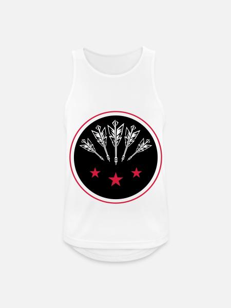 Darts Team Darts Icon - Men's Breathable Tank Top - white