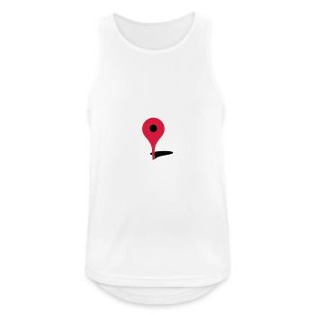 Geek - Men's Breathable Tank Top - white - Front - Nick (188cm)