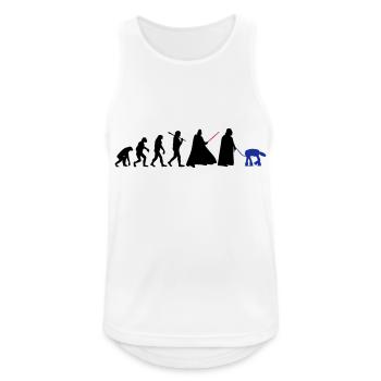 EVOLUTION DARK VADOR - Débardeur respirant Homme - blanc - Devant - Nick (188cm)