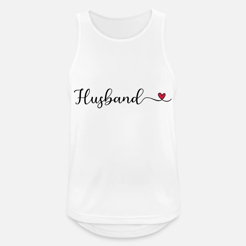 Ehemann - Männer Tank Top atmungsaktiv - Weiß