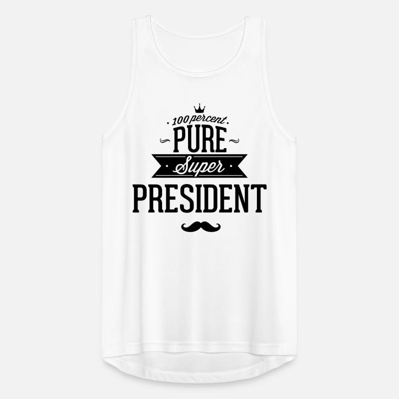 100% Super-Präsident Männer Tank Top atmungsaktiv
