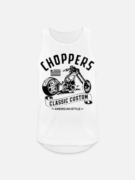 Chopper Classic Custom - Men's Breathable Tank Top - white