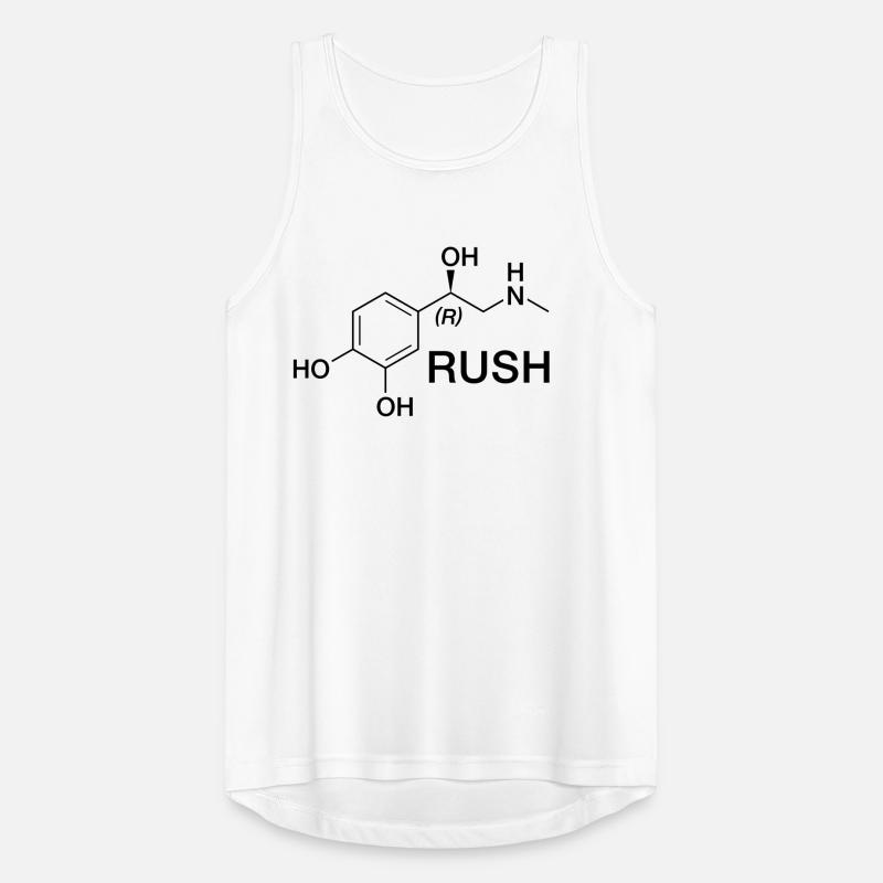 Adrenaline Rush Scientific Pattern Men's Breathable Tank Top