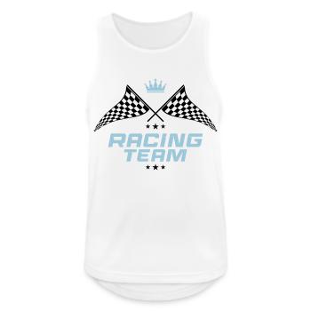 Racing Team - Men's Breathable Tank Top - white - Front - Nick (188cm)