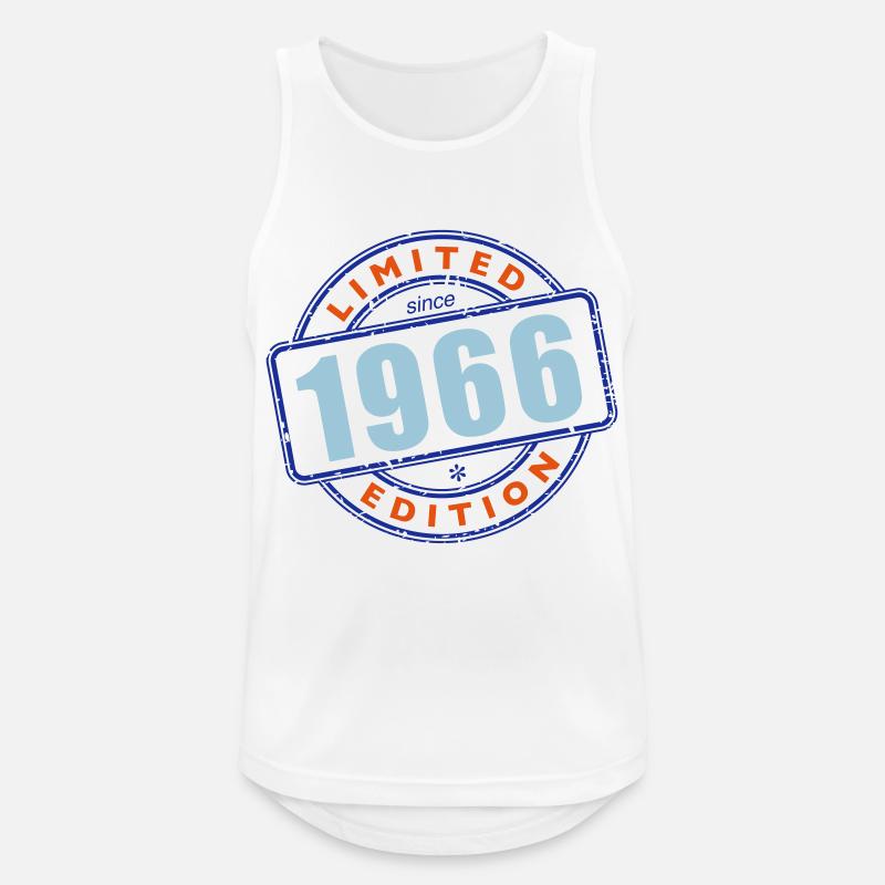 LIMITED EDITION SINCE 1966 - Männer Tank Top atmungsaktiv - Weiß