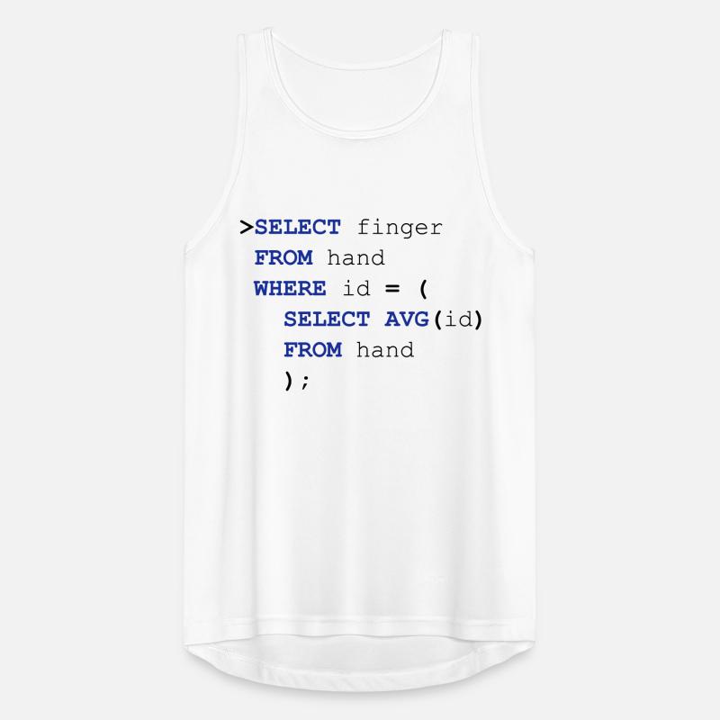 SQL finger Men's Breathable Tank Top