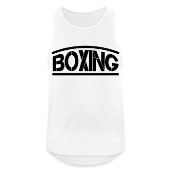 Boxing Boxes - Men's Breathable Tank Top - white - Front - Nick (188cm)