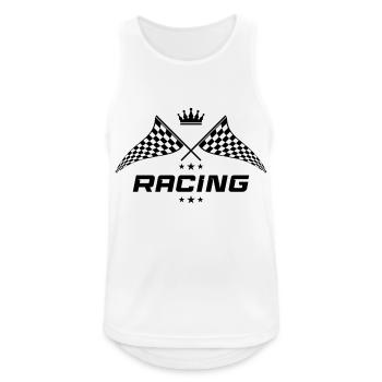 Racing Symbol - Men's Breathable Tank Top - white - Front - Nick (188cm)