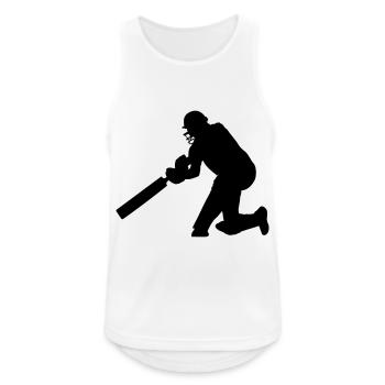Cricket Cricket Strike Ball Thorball - Débardeur respirant Homme - blanc - Devant - Nick (188cm)