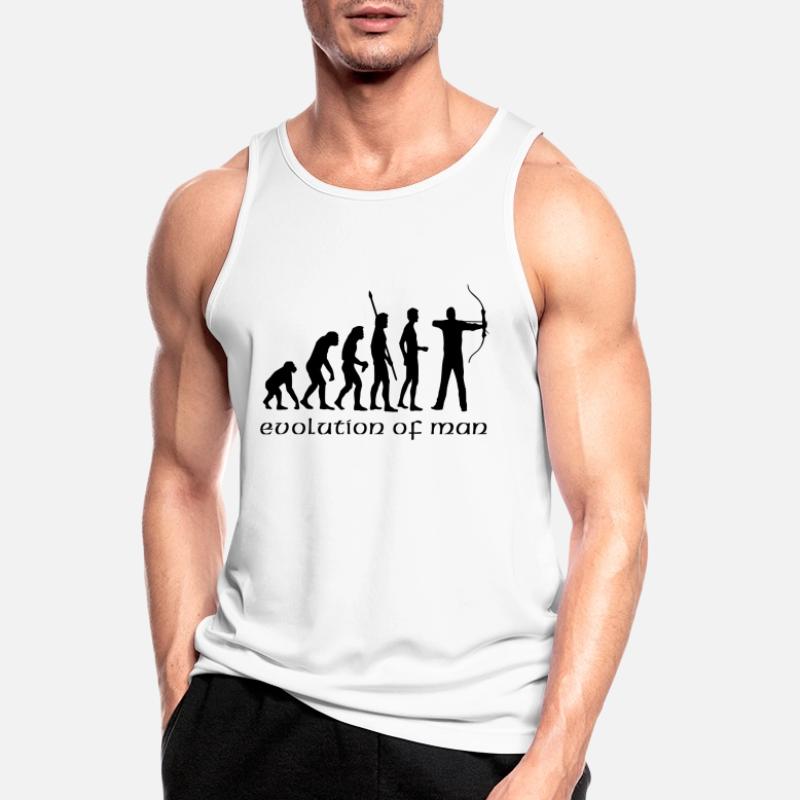 evolution_bogenschiessen_b Débardeur respirant Homme
