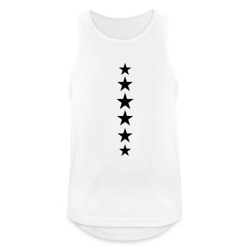 stars - Débardeur respirant Homme - blanc - Devant - Nick (188cm)