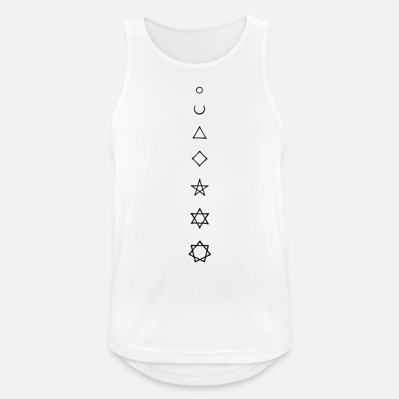 Magic Numbers - Men's Breathable Tank Top - white