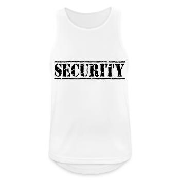 Security - Men's Breathable Tank Top - white - Front - Nick (188cm)