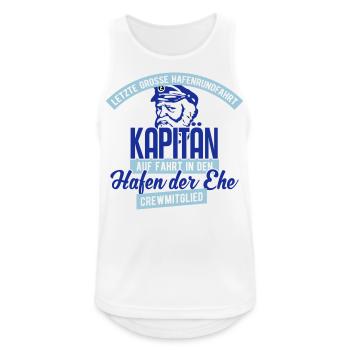 Equipe de Bachelor Party Team - Débardeur respirant Homme - blanc - Devant - Nick (188cm)