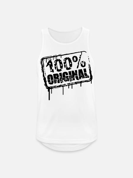 100% Original Stempel Cool - Men's Breathable Tank Top - white