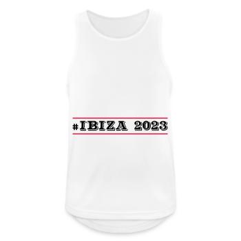 Ibiza 2023 - Débardeur respirant Homme - blanc - Devant - Nick (188cm)