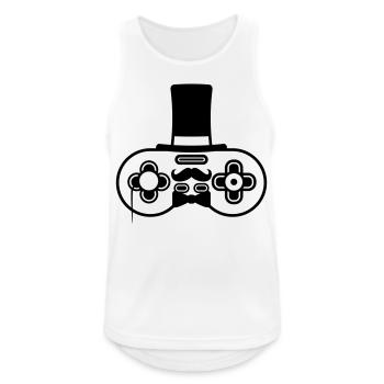 Sir old controller retro - Men's Breathable Tank Top - white - Front - Nick (188cm)