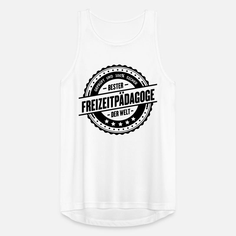 Bester Freizeitpädagoge Männer Tank Top atmungsaktiv