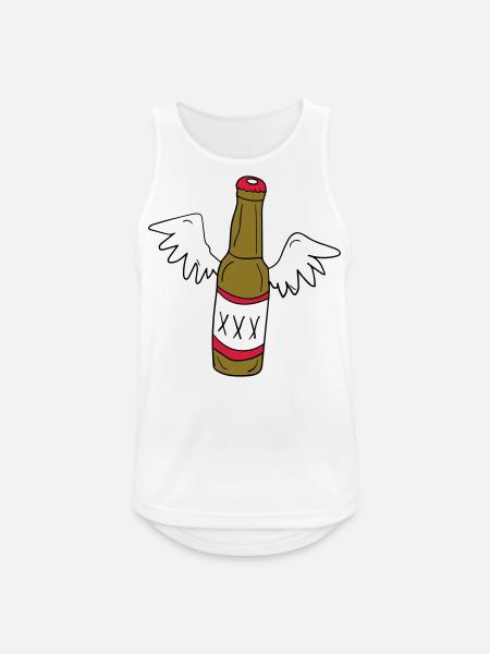 Engels Bier - Männer Tank Top atmungsaktiv - Weiß