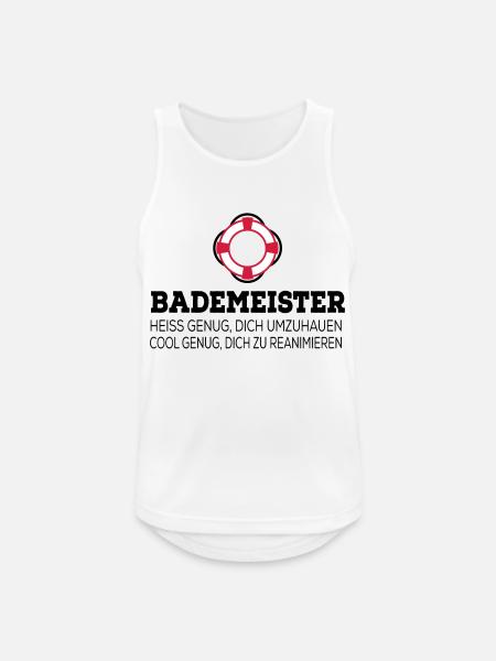 Lifeguard - Men's Breathable Tank Top - white