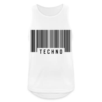 TECHNO - Men's Breathable Tank Top - white - Front - Nick (188cm)