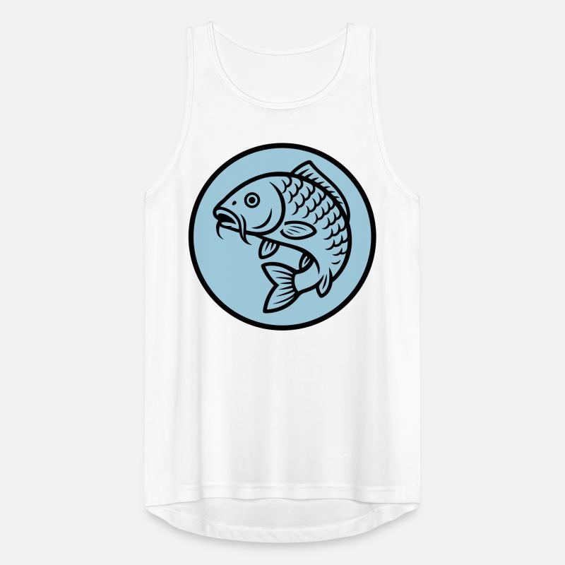 Carp Fish Men's Breathable Tank Top