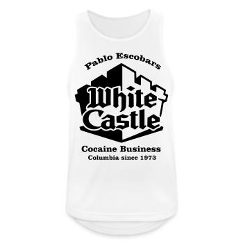 Pablo Escobar - Men's Breathable Tank Top - white - Front - Nick (188cm)