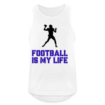 Football is my Life - Men's Breathable Tank Top - white - Front - Nick (188cm)
