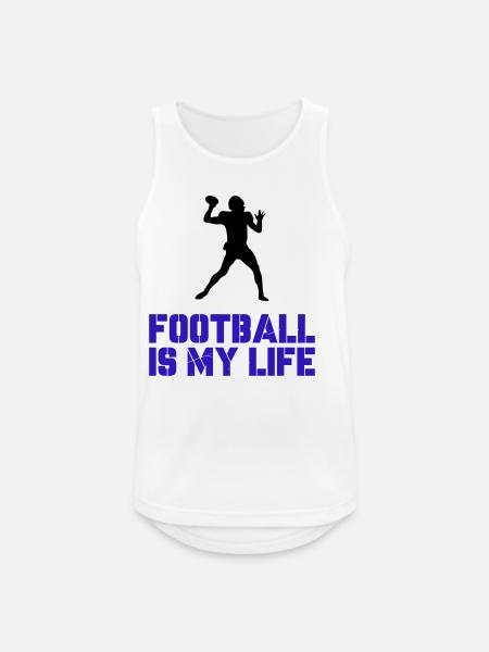 Football is my Life - Men's Breathable Tank Top - white