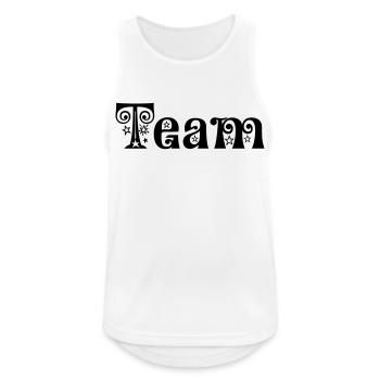 Dream Team Saint Valentin Couple Chemise Stud Look Love - Débardeur respirant Homme - blanc - Devant - Nick (188cm)