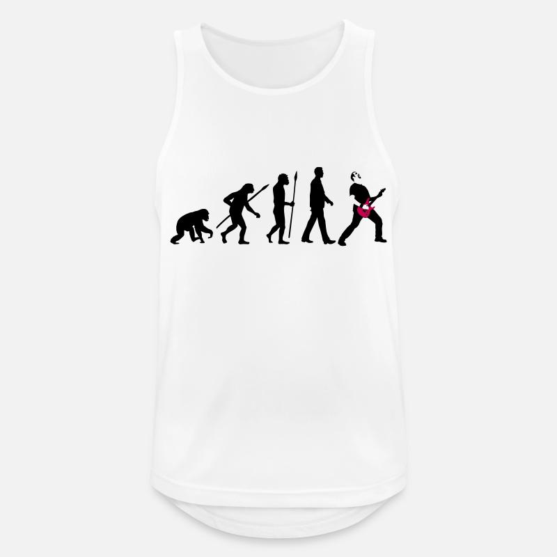 evolution_rocks_032012_a_2c - Men's Breathable Tank Top - white