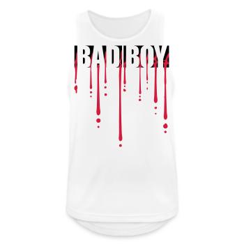 Blood Bad Boy - Débardeur respirant Homme - blanc - Devant - Nick (188cm)