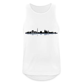 Skyline - Rom - Männer Tank Top atmungsaktiv - Weiß - Vorne - Nick (188cm)