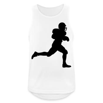 american football - Débardeur respirant Homme - blanc - Devant - Nick (188cm)