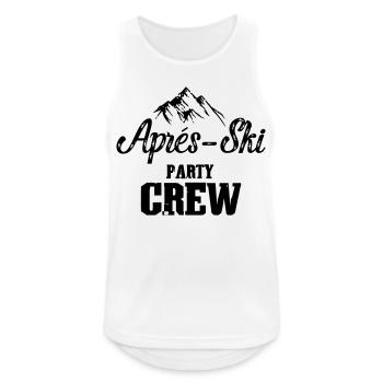 Apres Ski Party Crew - Männer Tank Top atmungsaktiv - Weiß - Vorne - Nick (188cm)