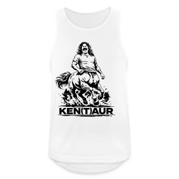 Kenta - Männer Tank Top atmungsaktiv - Weiß - Vorne - Nick (188cm)