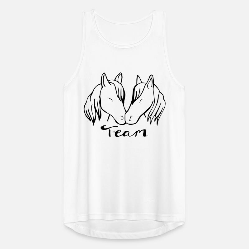 Team Pferd Männer Tank Top atmungsaktiv