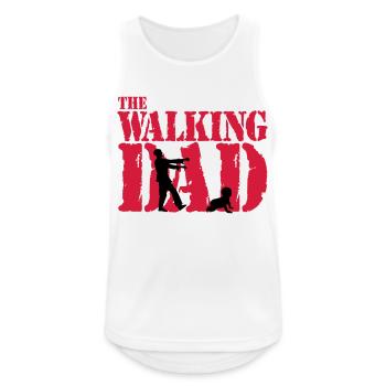 WALKING DAD - Men's Breathable Tank Top - white - Front - Nick (188cm)