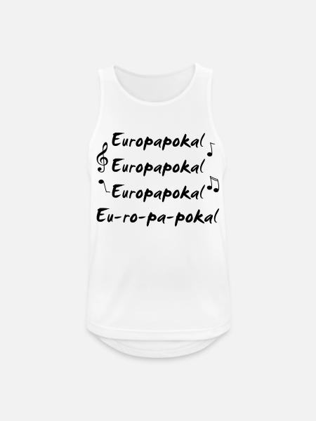 European Cup monochrome - Men's Breathable Tank Top - white
