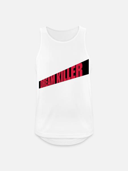 dream killer pessimists quote - Men's Breathable Tank Top - white