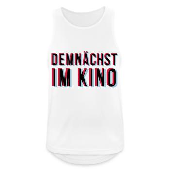 Demnächst im Kino - Männer Tank Top atmungsaktiv - Weiß - Vorne - Nick (188cm)