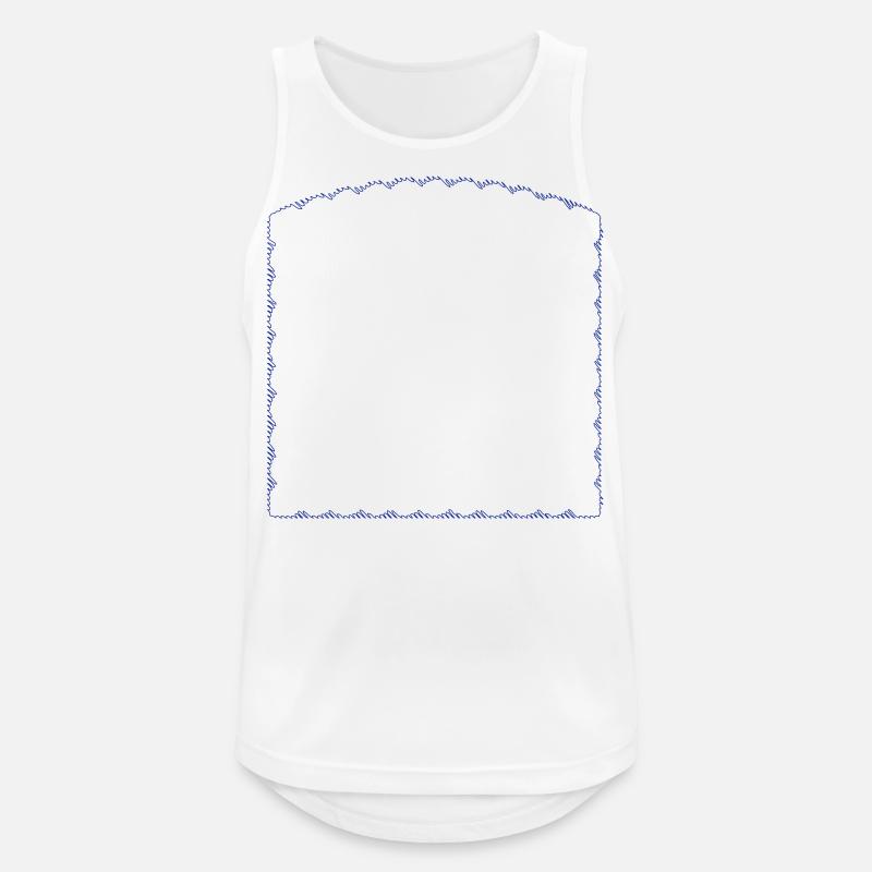 creative Border - Vectorgraphic - Männer Tank Top atmungsaktiv - Weiß