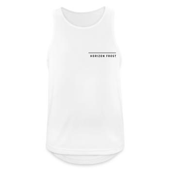 ATLANTEA HORIZON FROST - Men's Breathable Tank Top - white - Front - Nick (188cm)